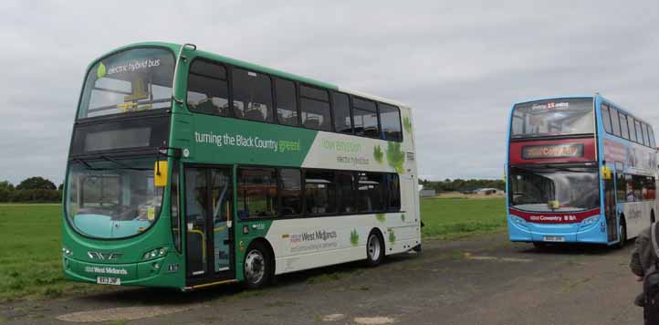 National Express West Midlands Volvo B5LH Wright hybrid A0325